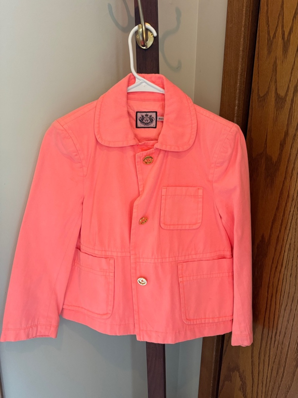 Juicy Couture Coral Pink Kids Blazer